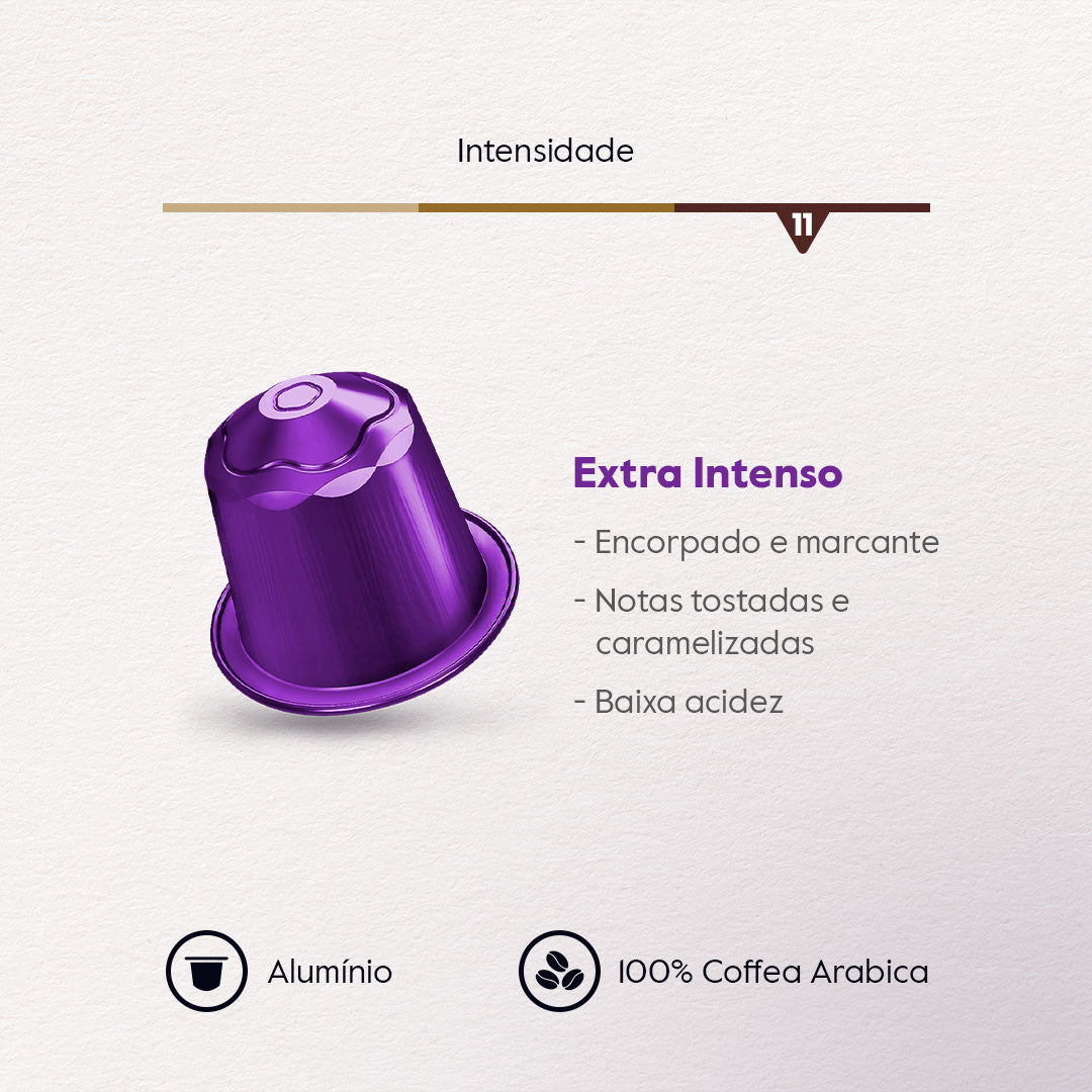 Baggio Extra Intenso - 10 Cápsulas p/ Nespresso*