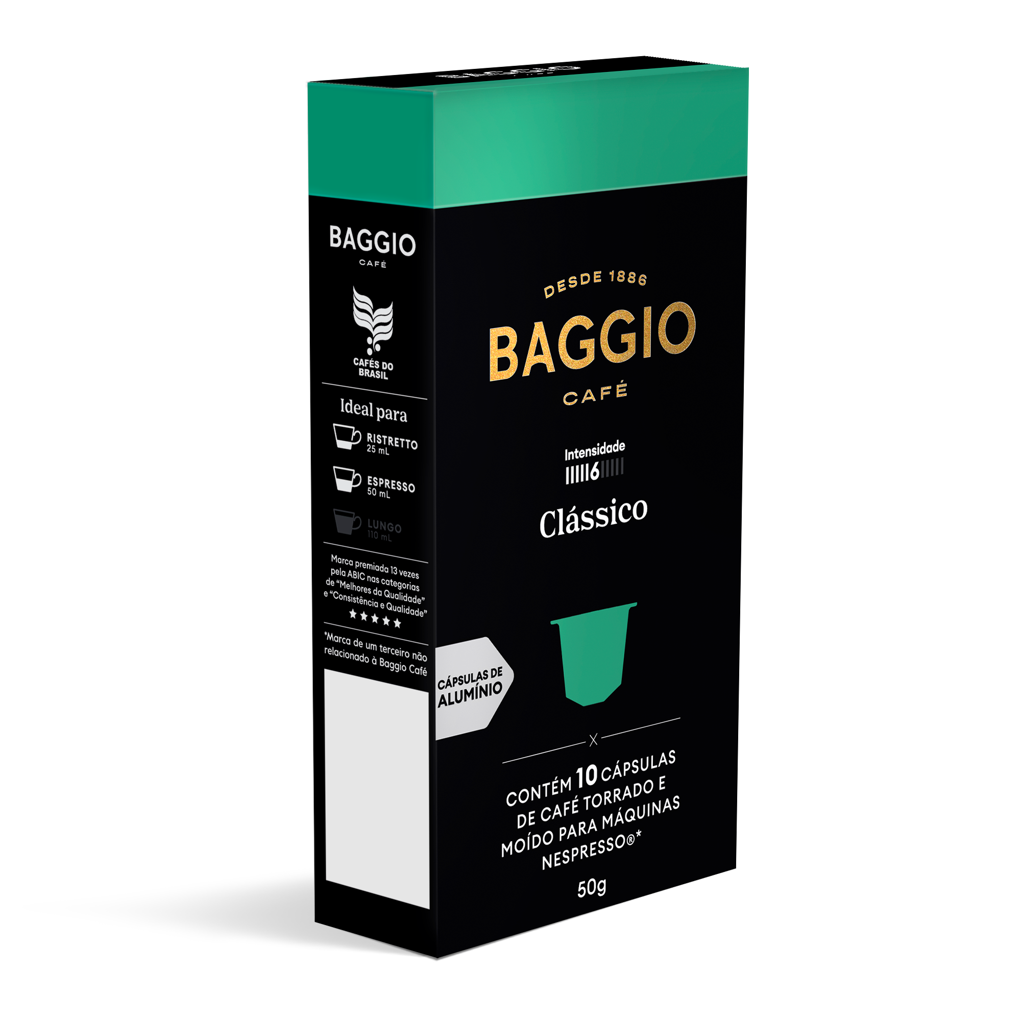 Baggio Clássico - 10 Cápsulas p/ Nespresso*